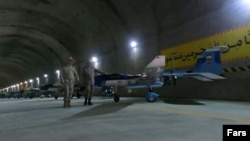 تصویری از یکی از آشیانه‌های زیرزمینی پهپادهای ایران