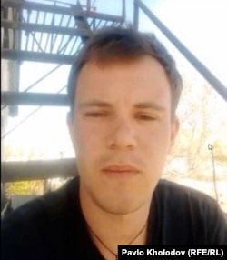 25-річний Богдан Гриценко, який розповів, що російський військовий при затриманні прострелив йому ногу