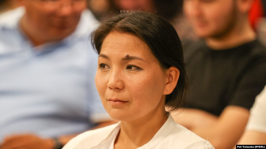 Инга Иманбай — гражданская активистка и жена лидера незарегистрированной Демократической партии Казахстана Жанболата Мамая
