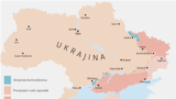Timelapse - Russian Advances In Ukraine, Bosnian, map 