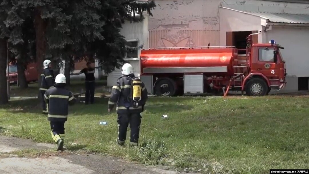 Противпожарната служба во Тетово