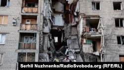 Разрушения в городе Бахмут, Донецкая область, 4 июня 2022 года