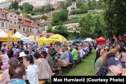 На пікніку можна было каштаваць прысмакі польскай нацыянальнай кухні