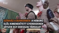 Színház a bunkerben: ukrán tündérmesékkel szórakoztatja a gyerekeket egy odesszai társulat