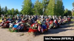Grobovi ruskih vojnika u Uljanovsku 