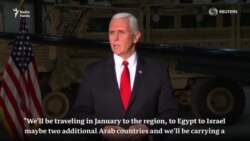 Vice President Mike Pence Speaks On Iran And The Middle East During His Visit To Afghanistan