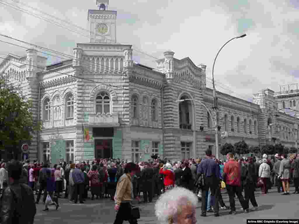 Proteste la Chişinău. 7 septembrie 2000