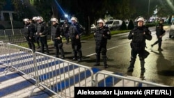 Policija pred stadionom u Podgorici