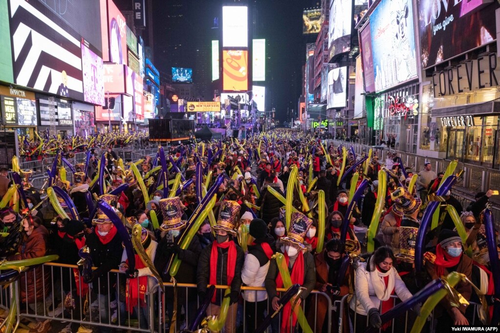 Festimet në Nju Jork më 31 dhjetor 2021.   