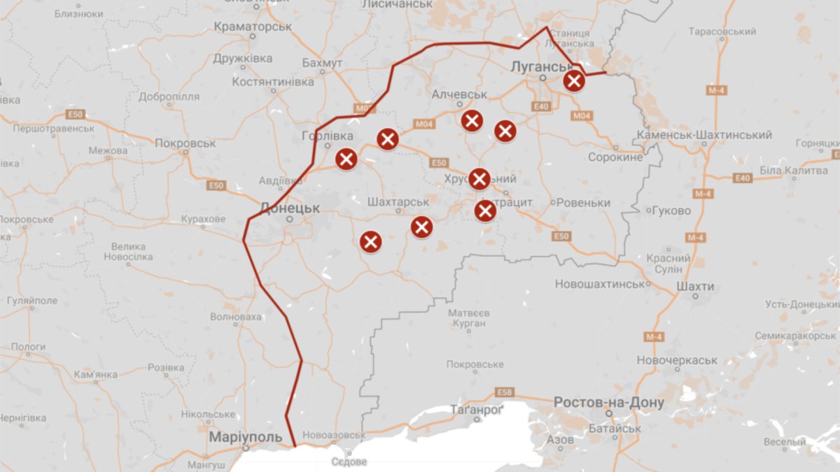 Все военные базы России на оккупированном Донбассе. Спутниковые снимки