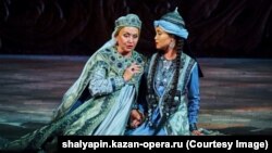 Сцена из татарской оперы "Сююмбике"