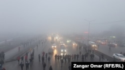 Антиправительственные демонстрации в Алматы. 5 января 2022 года