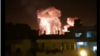 تصویری از صحنه انفجار در بندر لاذقیه بر اثر حمله موشکی