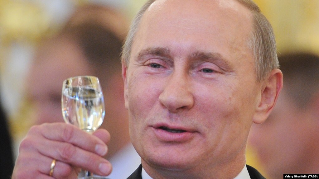 Президент РФ Володимир Путін на урочистому прийомі у Кремлі на честь випуску військових академій та університетів. Росія 28 червня 2021 року