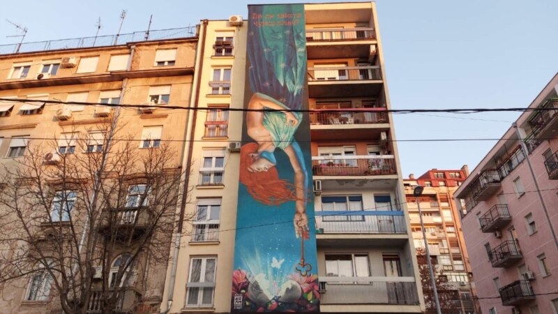 U Beogradu otkriven mural posvećen nestalim bebama u Srbiji