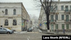 Снегопад в Севастополе, 21 декабря 2021 года