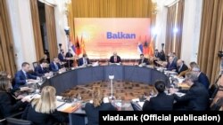 Sastanak članova inicijative "Otvoreni Balkan" u Tirani, decembar 2021. godine