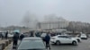 Kazakhstan – The city hall of Almaty is on fire. Almaty, 5 January 2022
