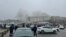 Kazakhstan – The city hall of Almaty is on fire. Almaty, 5 January 2022