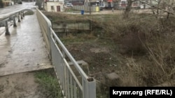 Январь 2021 года. Пересохшая река Суук-Су в Крыму