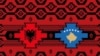 Flamujt e Shqipërisë dhe Kosovës të bashkuar në një logo, me rastin e një mbledhjeje të përbashkët ndërqeveritare.