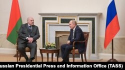 Александр Лукашенко и Владимир Путин 