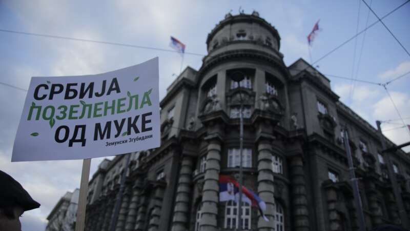 Протести во Белград против рудникот за литиум на Рио Тинто
