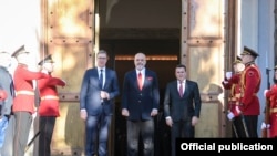 Inicijatori "Otvorenog Balkana": Aleksandar Vučić, predsednik Srbije, Edi Rama, premijer Albnaije i Zoran Zaev, bivši premijer Severne Makedonije prilikom jednog od susreta u Tirani.