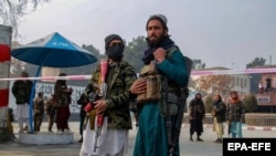 تعدادی از افراد طالبان در کابل 