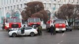 Kazakhstan – Police forces on Republic Square in Almaty. 5 January 2022