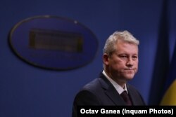 Cătălin Predoiu, într-un briefing de presă la finalul ședinței de guvern din 17 decembrie 2021.