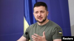 Presidenti i Ukrainës, Volodymyr Zelensky. 