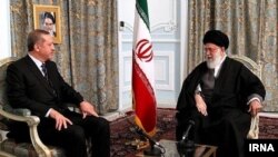 دیدار آیت الله خامنه ای و رجب اردوغان در تهران