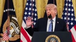 U.S. President Trump participates in a Small Business Summit at the White House