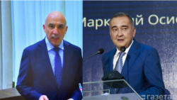 Министр здравоохранения Узбекистана Алишер Шодмонов, мэр Ташкента Джахонгир Артыкходжаев.