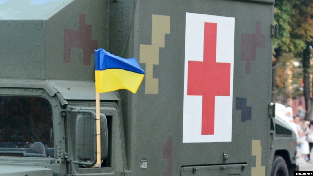Ілюстративне фото: авто для надання медичної допомоги під час військовго параду в Києві, 24 серпня 2018 року