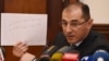 Armenia -- Finance Minister Vartan Aramian gives a press conference in Yerevan, 23Dec2016