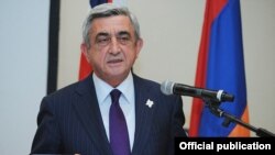 Президент Армении Серж Саргсян (архивная фотография) 