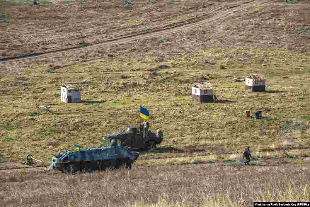 Техніка українських військових, яка брала участь у заході