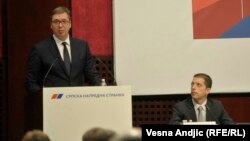Српскиот претседател Александар Вучиќ