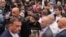 Armenia - Former President Robert Kocharian campaigns in Yerevan's Erebuni district, May 24, 2026.