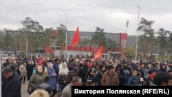 Митинг «В защиту политзаключенных и против полицейского беспредела» в Улан-Удэ. Россия, 29 декабря 2019 года