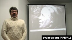 Міхась Скобла прадстаўляе гарадзенцам фільм пра Ларысу Геніюш «Няскораная»