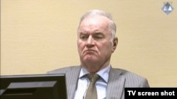 Ratko Mladić u sudnici 2. ožujka 2015.