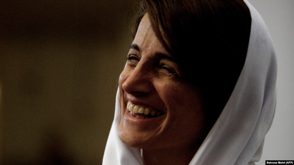 Iranian lawyer Nasrin Sotoudeh at home in Tehran in 2013