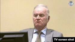 Ratko Mladić u sudnici Haškog suda