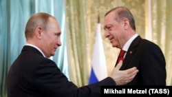 V.Putin və R.T.Erdoğan