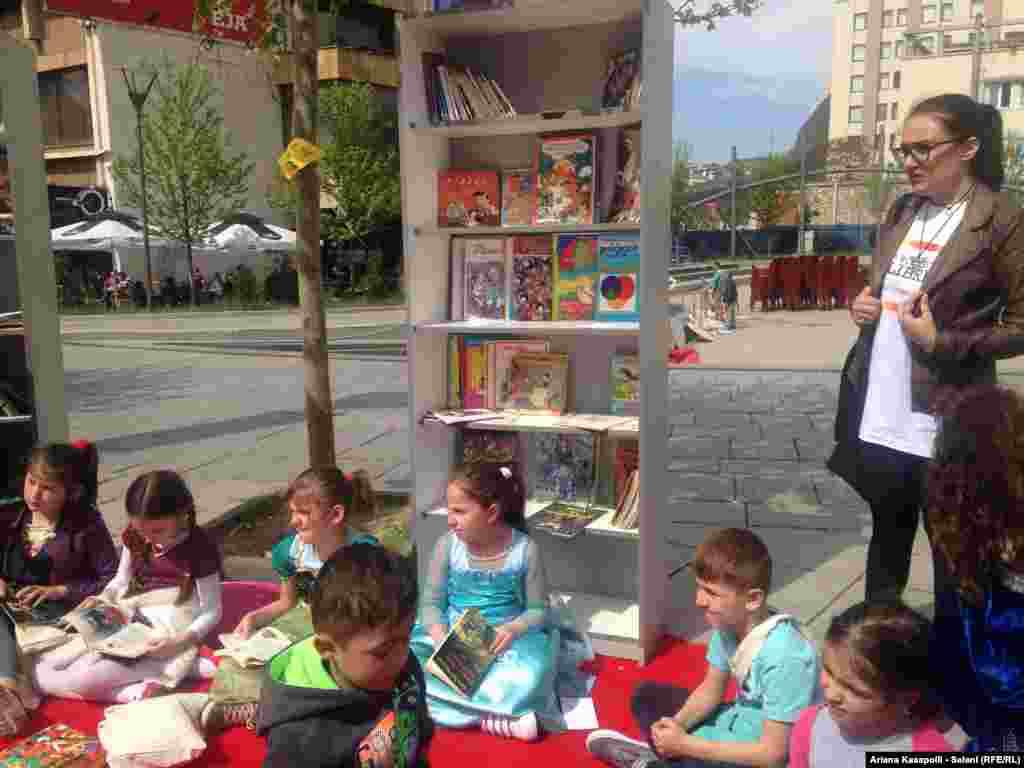 Pristina - Activities to mark the International Day of the Book. April 23 has been declared World Book Day on 15 November 1995, with a resolution of UNESCO,22Apr2016