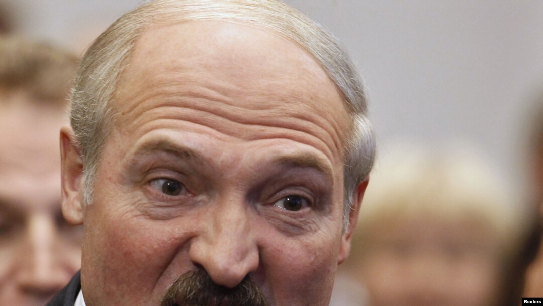 Belarusian President-elect Alyaksandr Lukashenka gives a press conference in Minsk on December 20.