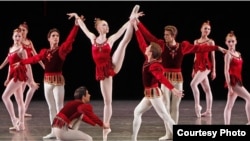 Сцена из балета "Драгоценности" Баланчина
